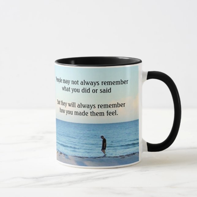 "Always remember"  Mug (Right)