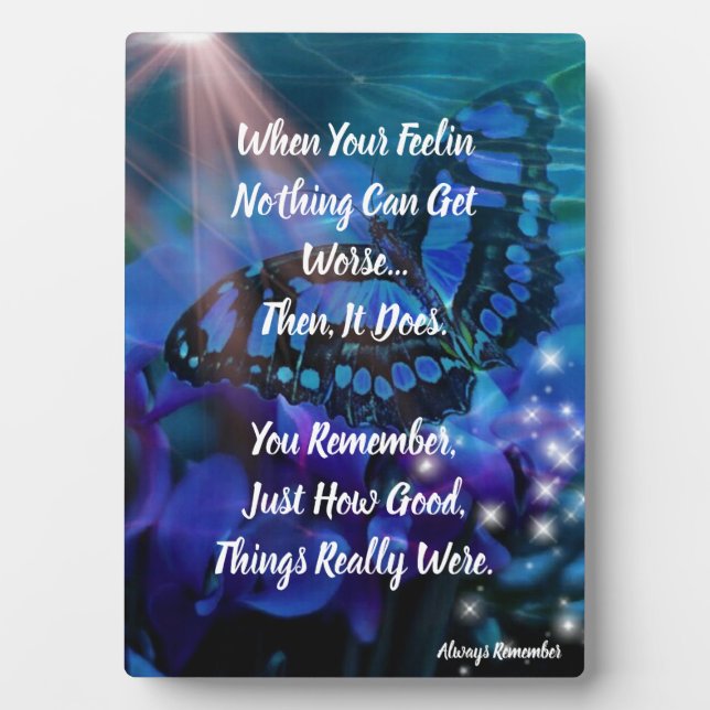 Always Remember Plaque (Front)