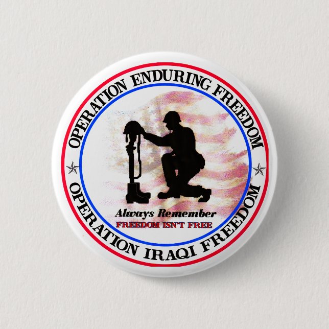 Always Remember.png 2 Inch Round Button (Front)
