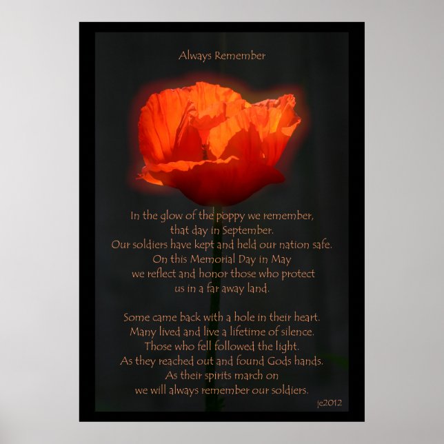 Always Remember  Poster (Front)