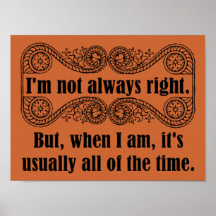 Always Right Poster