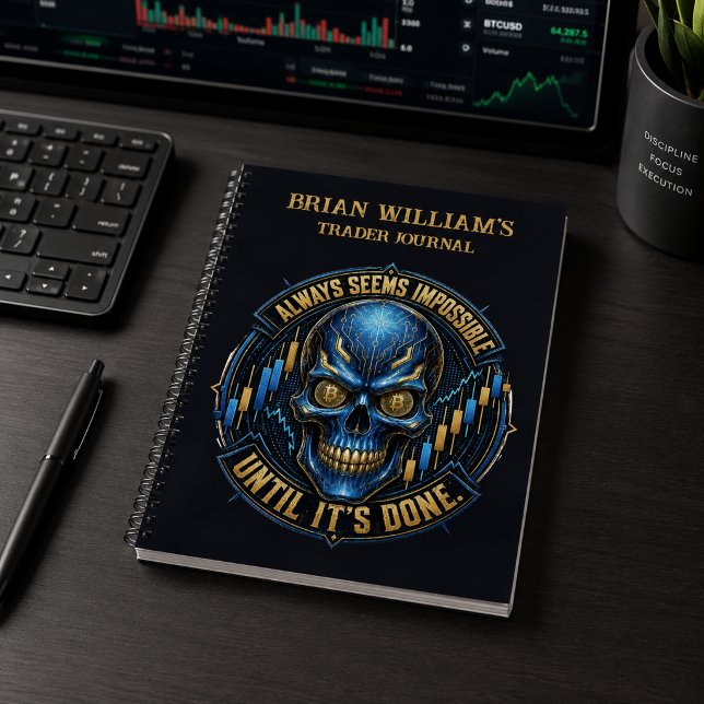 Always Seems Impossible Bitcoin Notebook (Image shown for illustration purposes only.)