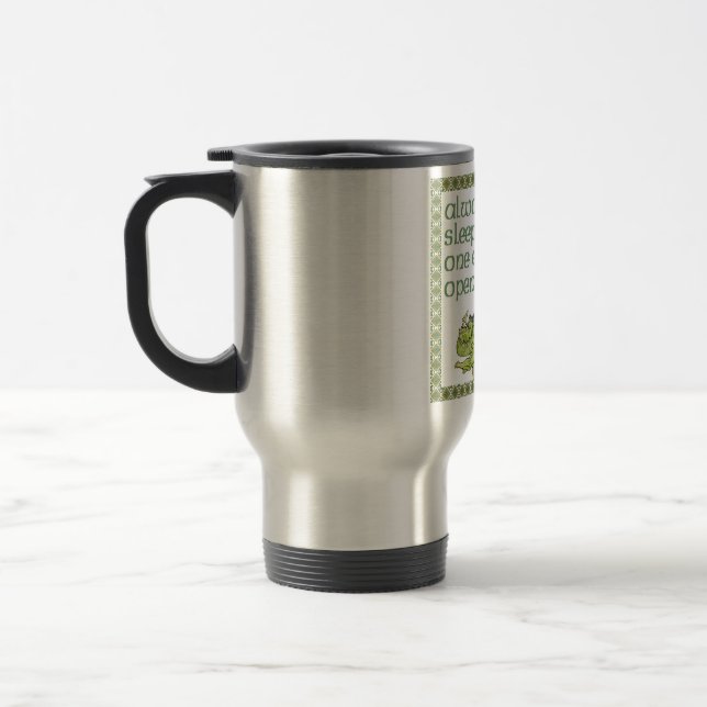 Always Sleep With One Eye Open Travel Mug (Left)