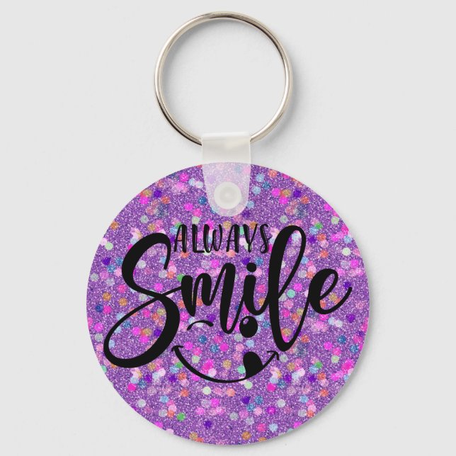 Always Smile Keychain (Front)