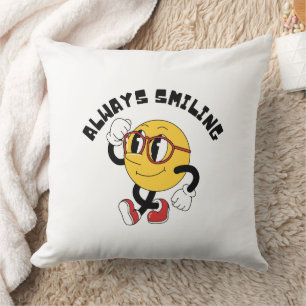 Always Smiling Cute Emoji Pillow