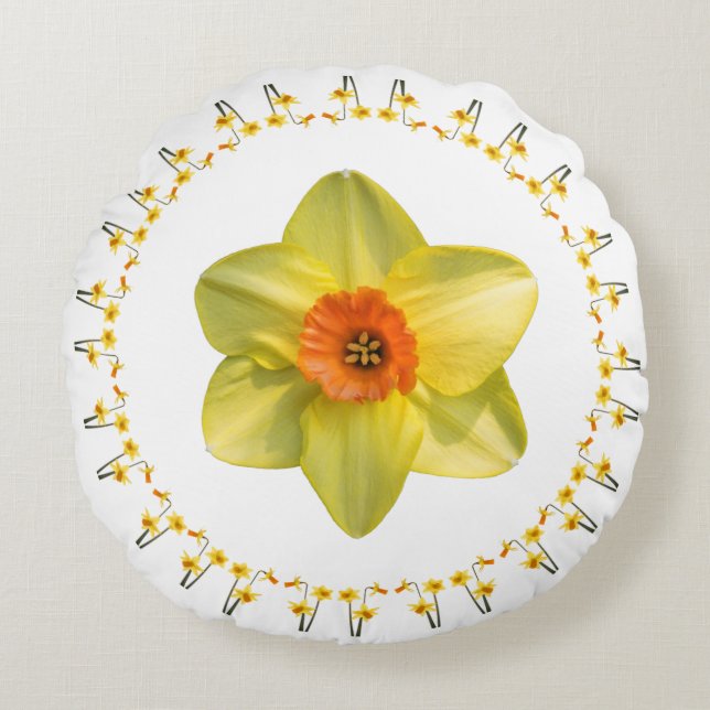 Always Spring Round Pillow (Front)