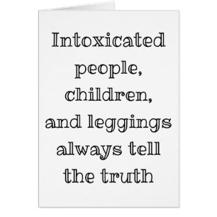 Always tell the truth funny greeting card