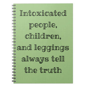 Always tell the truth notebook
