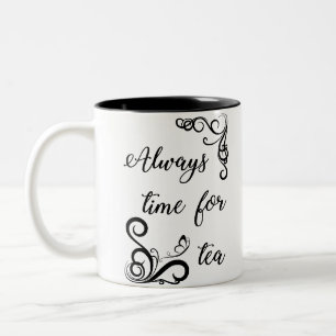 Always time for tea Two-Tone coffee mug