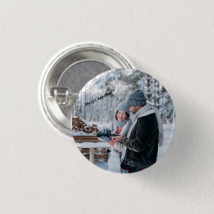 Always together metal print acrylic print 1 inch round button