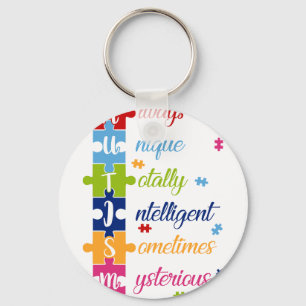 always unique totally intelligent sometime mysteri keychain