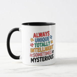 Always Unique Totally Intelligent Sometimes Mug