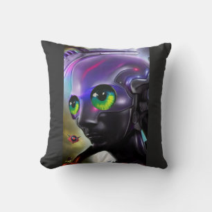 Always Watching - Ken Gauge Art Throw Pillow