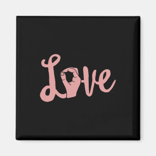 Always Wins Asl Teacher Deaf Awareness  Magnet