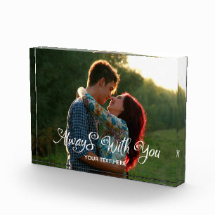 Always with You Personalized Photo Block