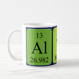Alyce périodique nom de table mug