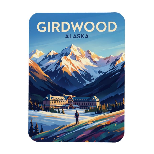 Alyeska Resort USA Magnet (Vertical)