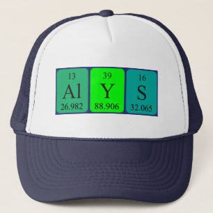 Alys periodic table name hat
