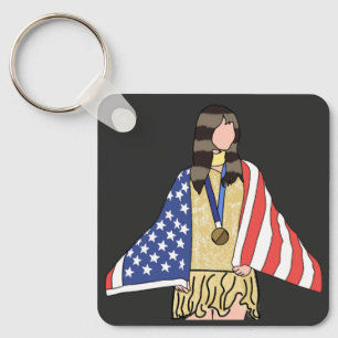 Alysa-Liu: The World Champion  Keychain