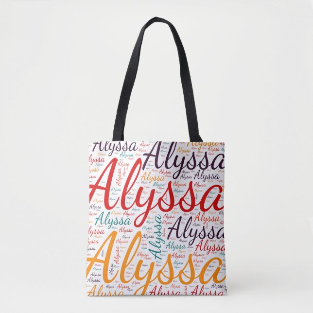 Alyssa Tote Bag (Front)