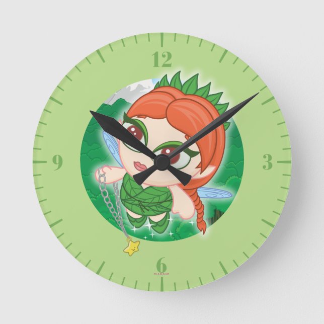 Alyssa's Magical Forest Round Clock (Front)