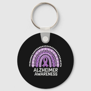 Alzheimer Awareness Keychain
