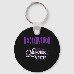 Alzheimer - Cute Heimer Awareness Graphic Keychain