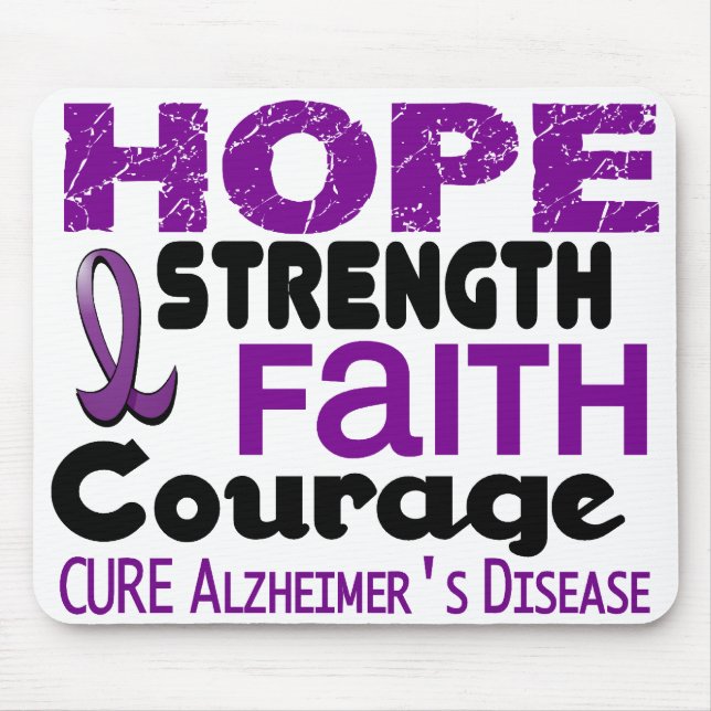 Alzheimer’s Disease HOPE 3 Mouse Pad (Front)