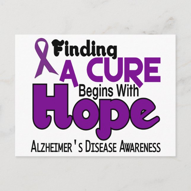 Alzheimer’s Disease HOPE 5 Postcard (Front)