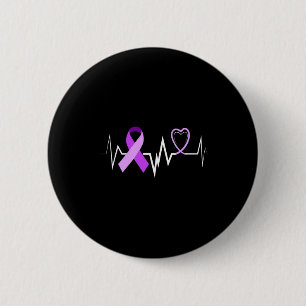 Alzheimerheimer Ribbon Heimer Disease Awareness 2 Inch Round Button