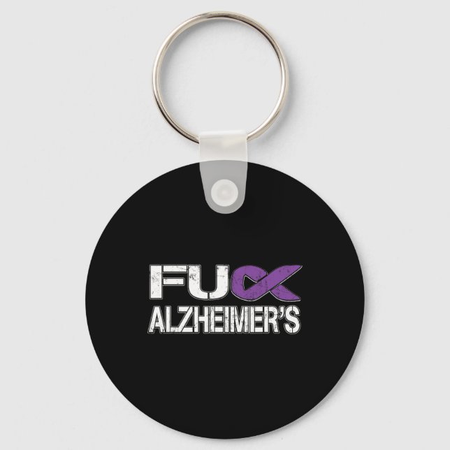 Alzheimerheimer Support Heimer's  Keychain (Front)