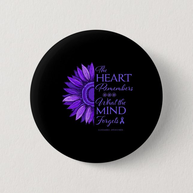 Alzheimerheimers And Raise Awareness Womens  2 Inch Round Button (Front)
