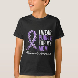 Alzheimers Awareness Dementia Mom Wear Purple T-Shirt
