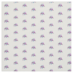 Alzheimers awareness fabric