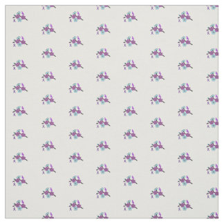 Alzheimers awareness fabric