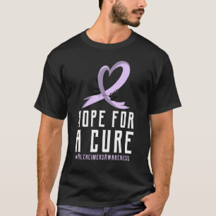 Alzheimers Awareness I Wear Purple for Hope for a T-Shirt
