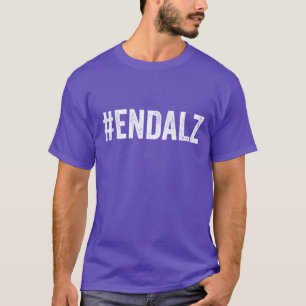 Alzheimer's Awareness Purple Ribbon Dementia Mom D T-Shirt