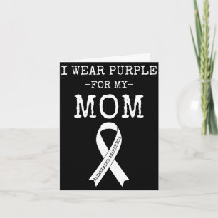 Alzheimer's awareness shirts men women wear purple card