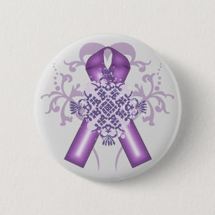 Alzheimer's Disease & Pancreatic Cancer Months 2 Inch Round Button