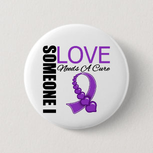 Alzheimers Disease Someone I Love Needs A Cure 2 Inch Round Button