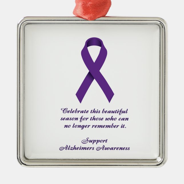 Alzheimers Ornament (Front)