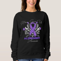 Alzheimer's Ribbon Fight Dementia Awareness Sweatshirt