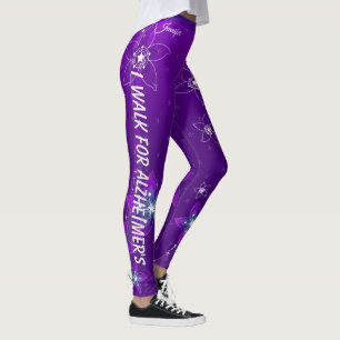 Alzheimer's Walk Walking Leggings Running Pants