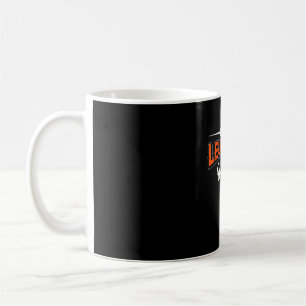 Am a leukaemia warrior survivor support orange coffee mug
