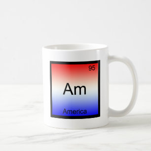 Am - America Chemistry Element Symbol Funny Coffee Mug