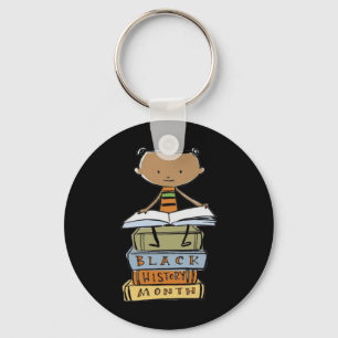 Am Black History African American Black Pride Boys Keychain
