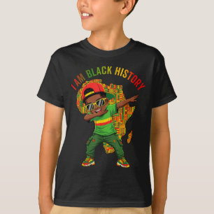 Am black history month african american kids boys T-Shirt