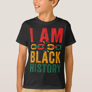 Am black history month pan african 90s retro style T-Shirt
