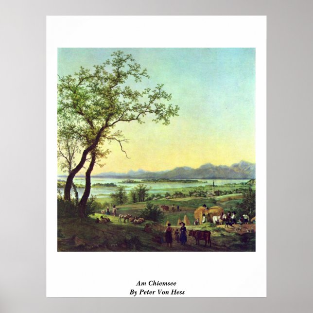 Am Chiemsee By Peter Von Hess Poster (Front)