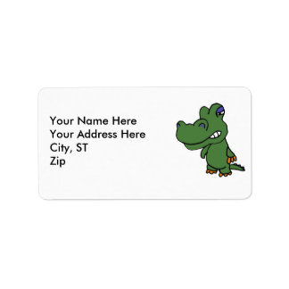 AM - Drôle Étiquettes de adresse Gator